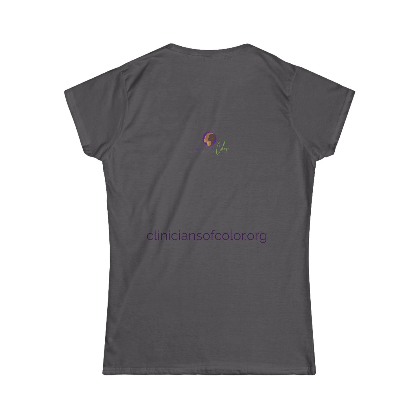 Clinicians of Color for Kamala Harris--Women's Softstyle Tee