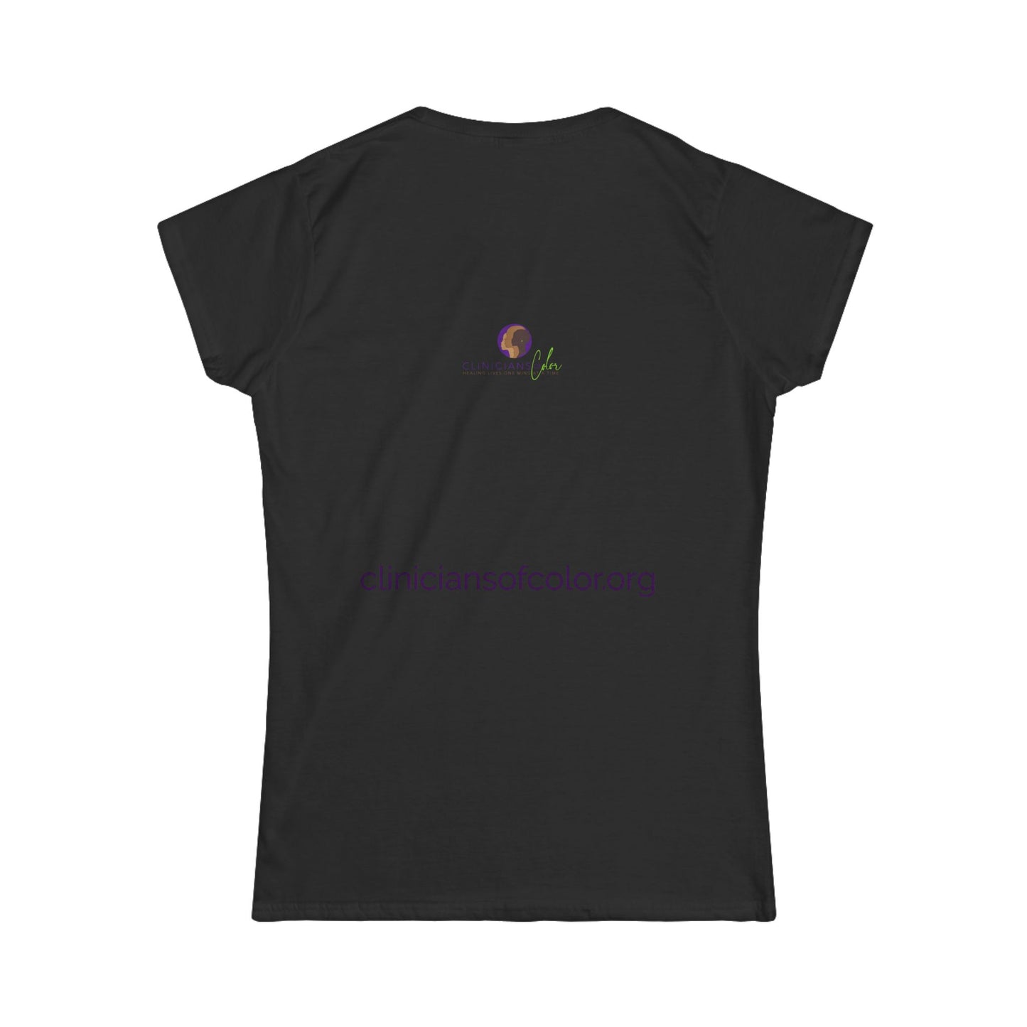 Clinicians of Color for Kamala Harris--Women's Softstyle Tee