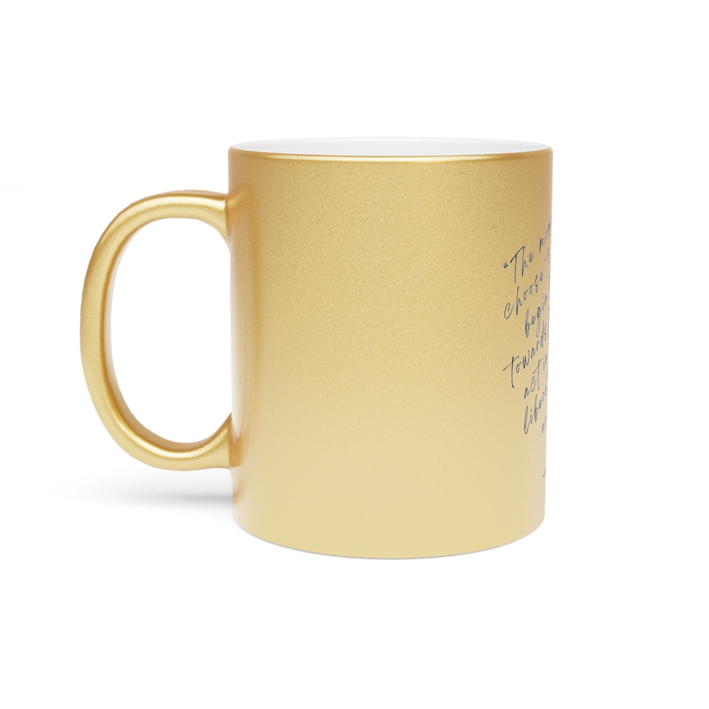 bell hooks-- Metallic Mug (Silver\Gold)