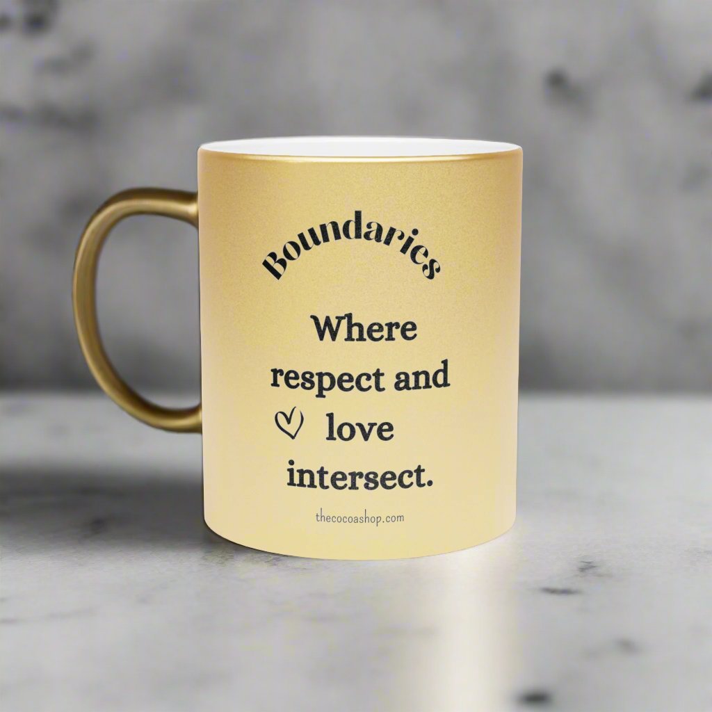 Boundaries Metallic Mug (Silver\Gold)