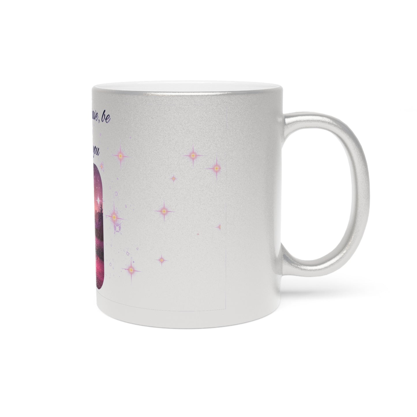 Be Bold, Be Brave, Be Brilliantly You" Inspirational Mug (Silver\Gold)