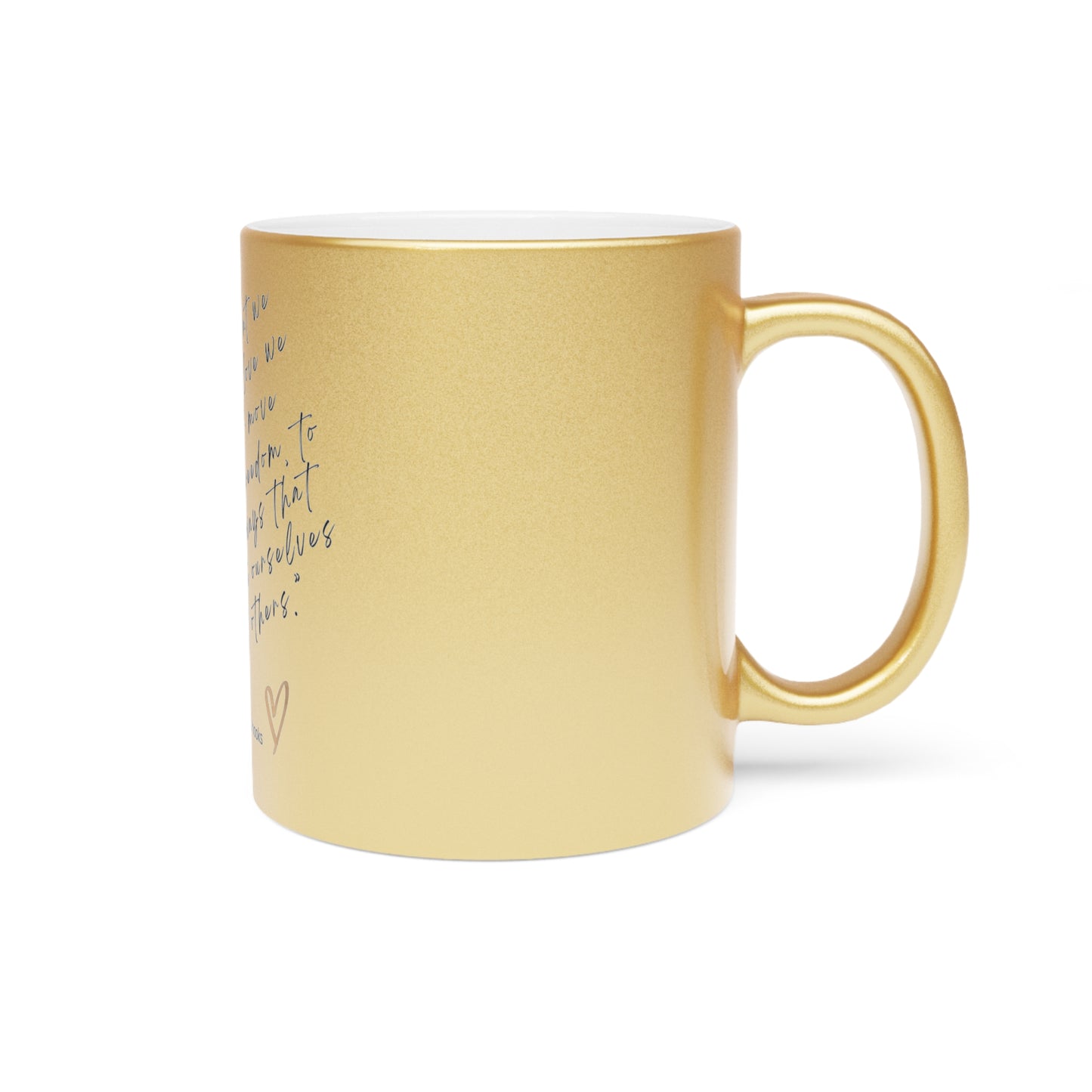 bell hooks-- Metallic Mug (Silver\Gold)