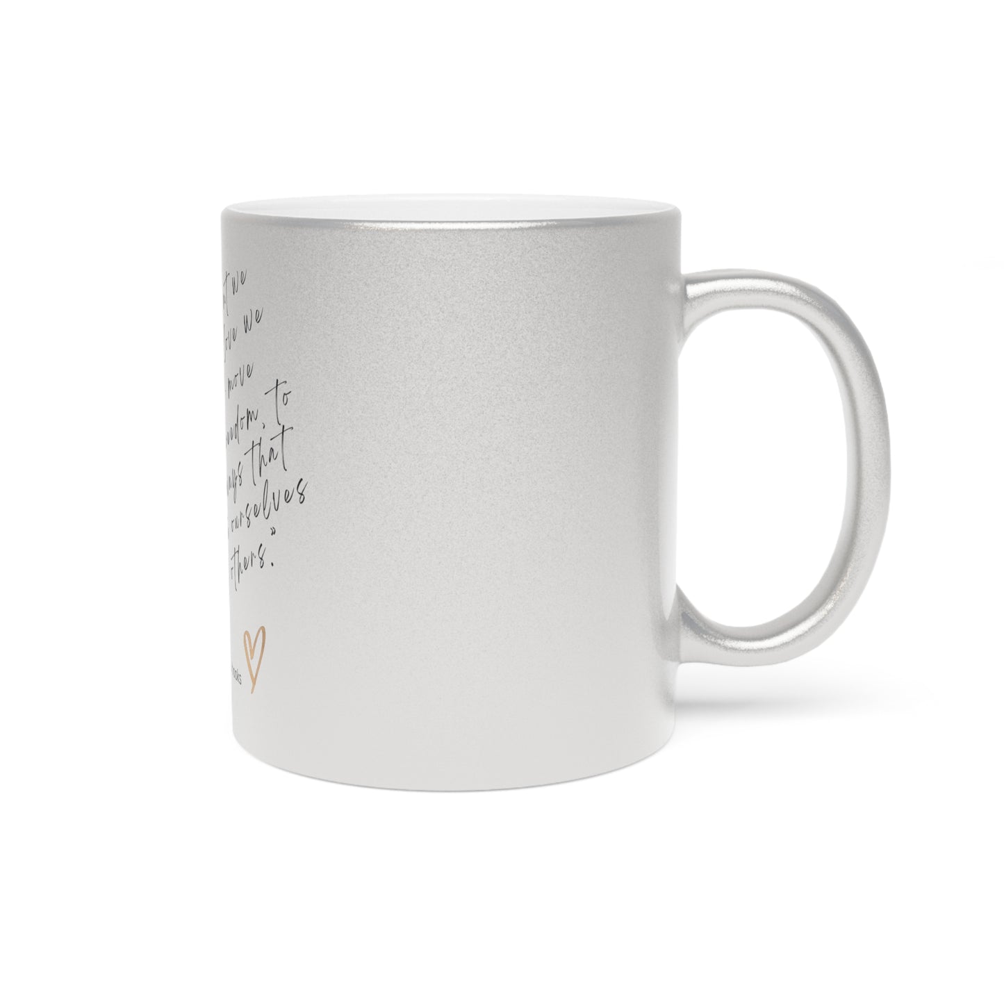 bell hooks-- Metallic Mug (Silver\Gold)