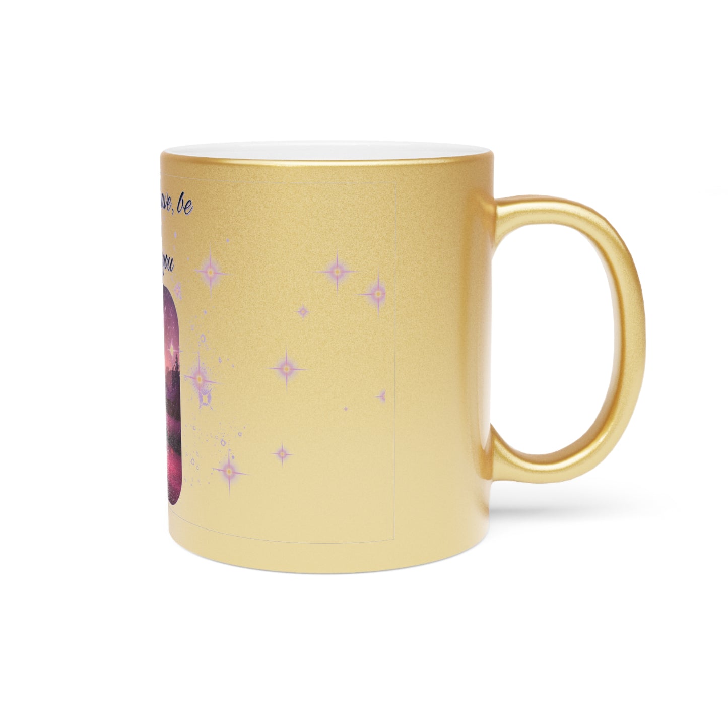 Be Bold, Be Brave, Be Brilliantly You" Inspirational Mug (Silver\Gold)