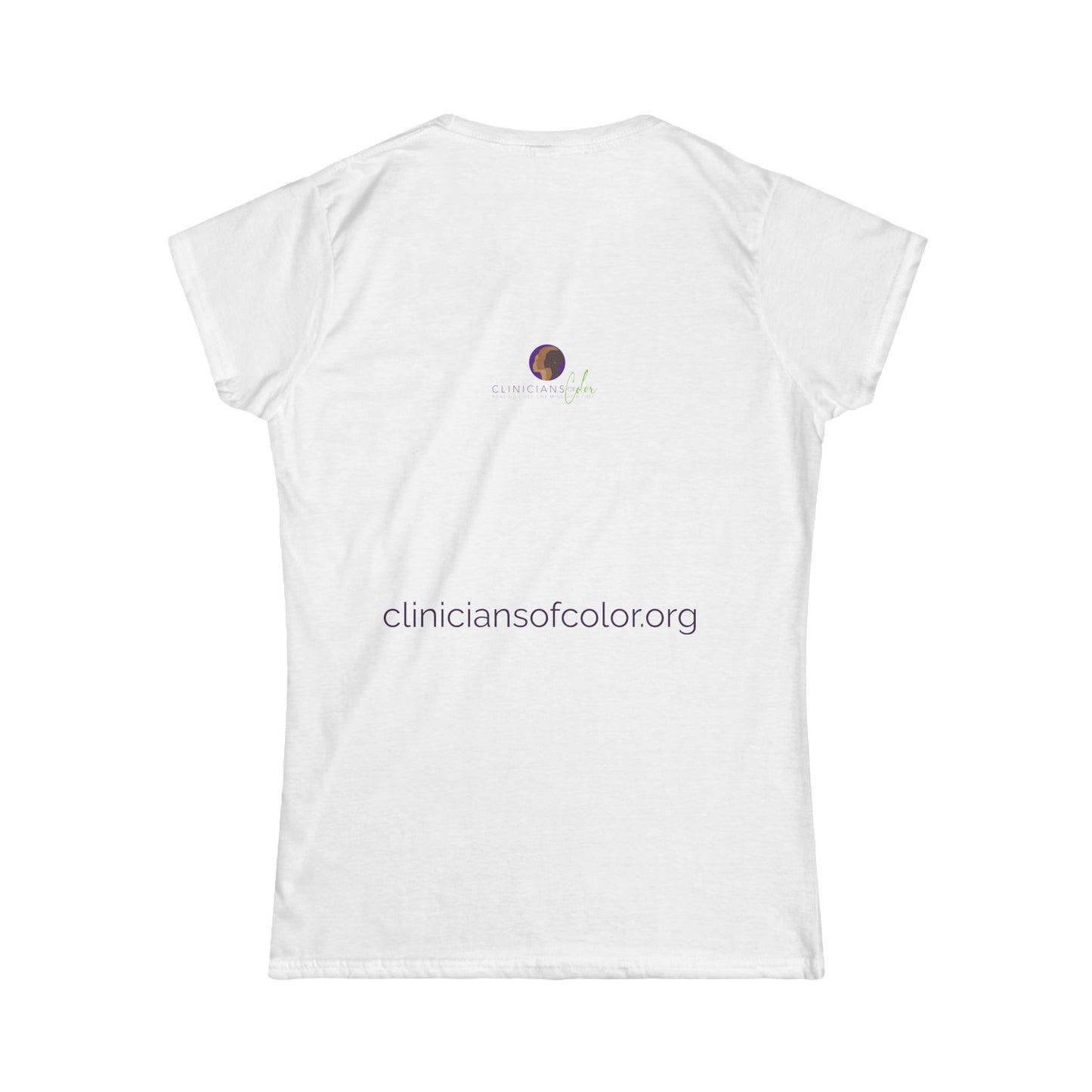 Clinicians of Color for Kamala Harris--Women's Softstyle Tee