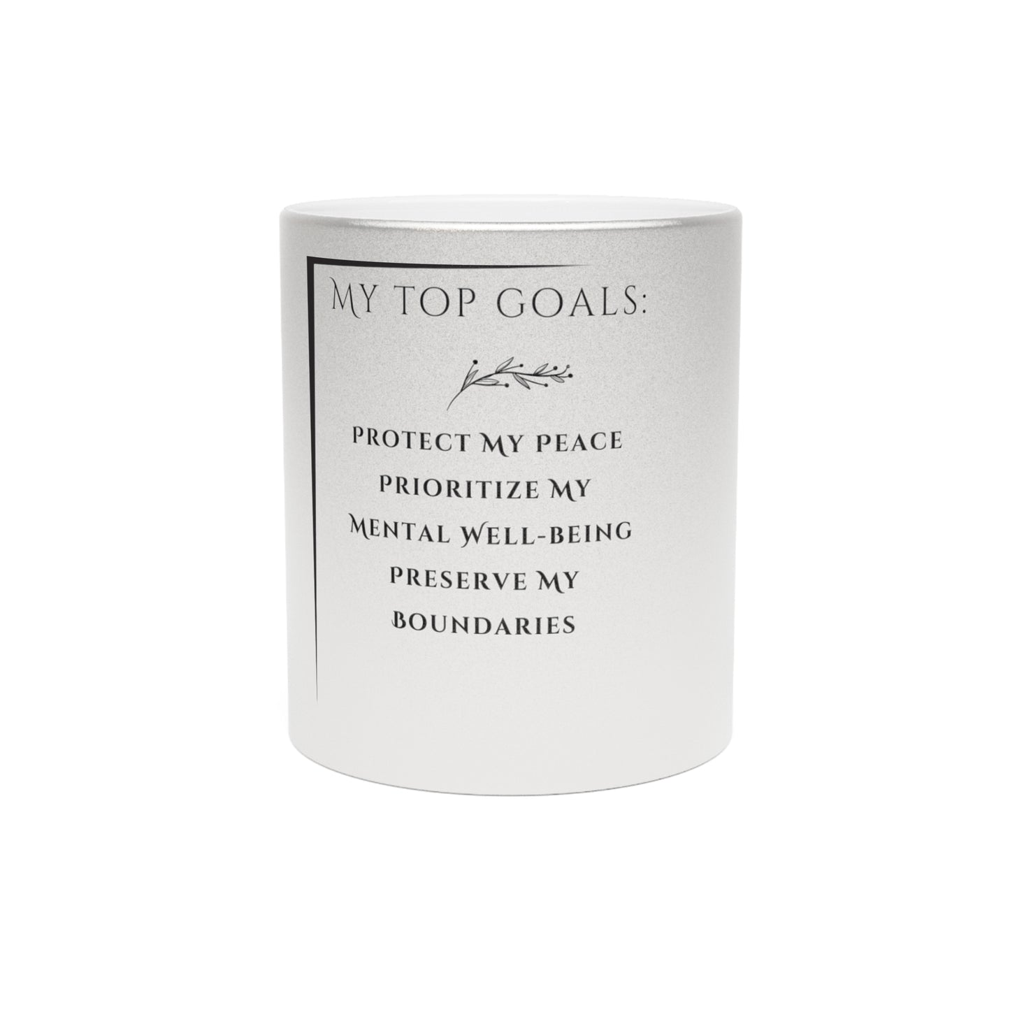 My Three Goals-- Mug