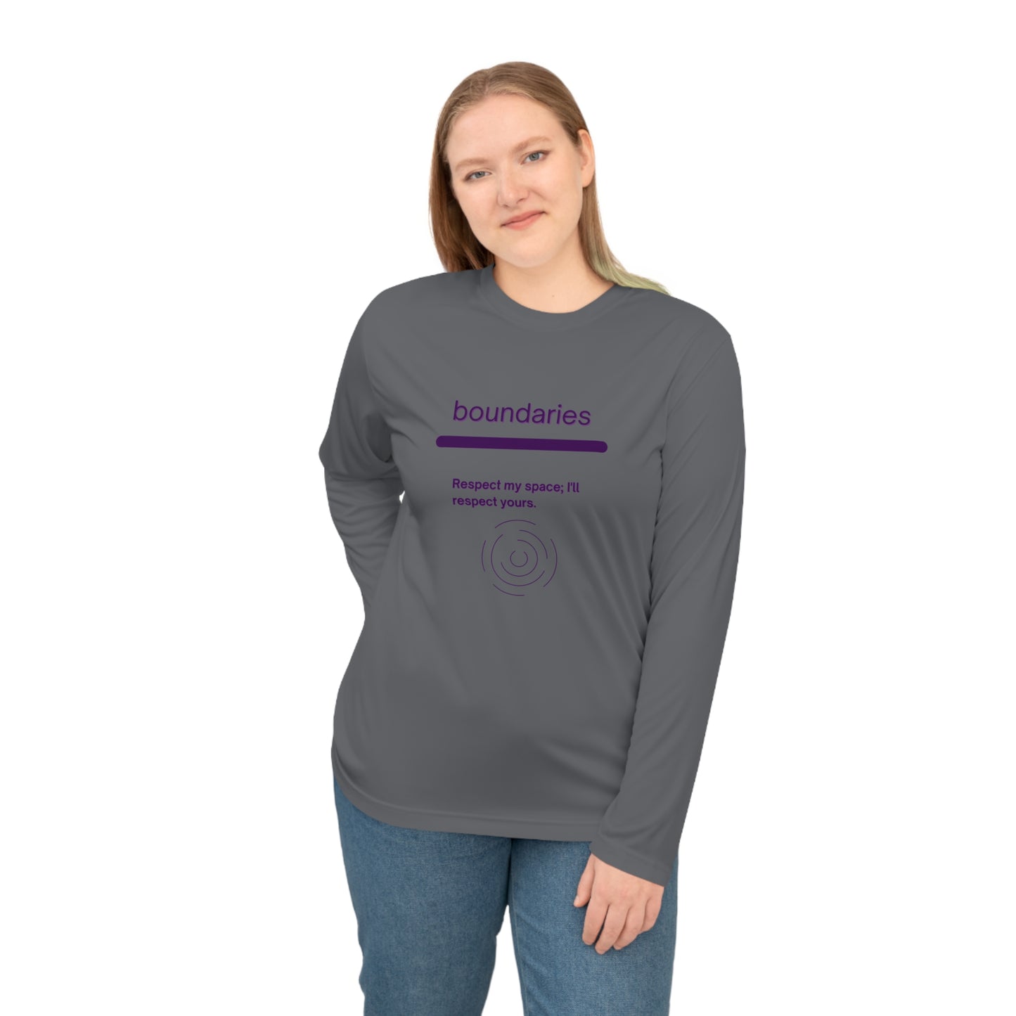 Boundaries ---Unisex Performance Long Sleeve Shirt