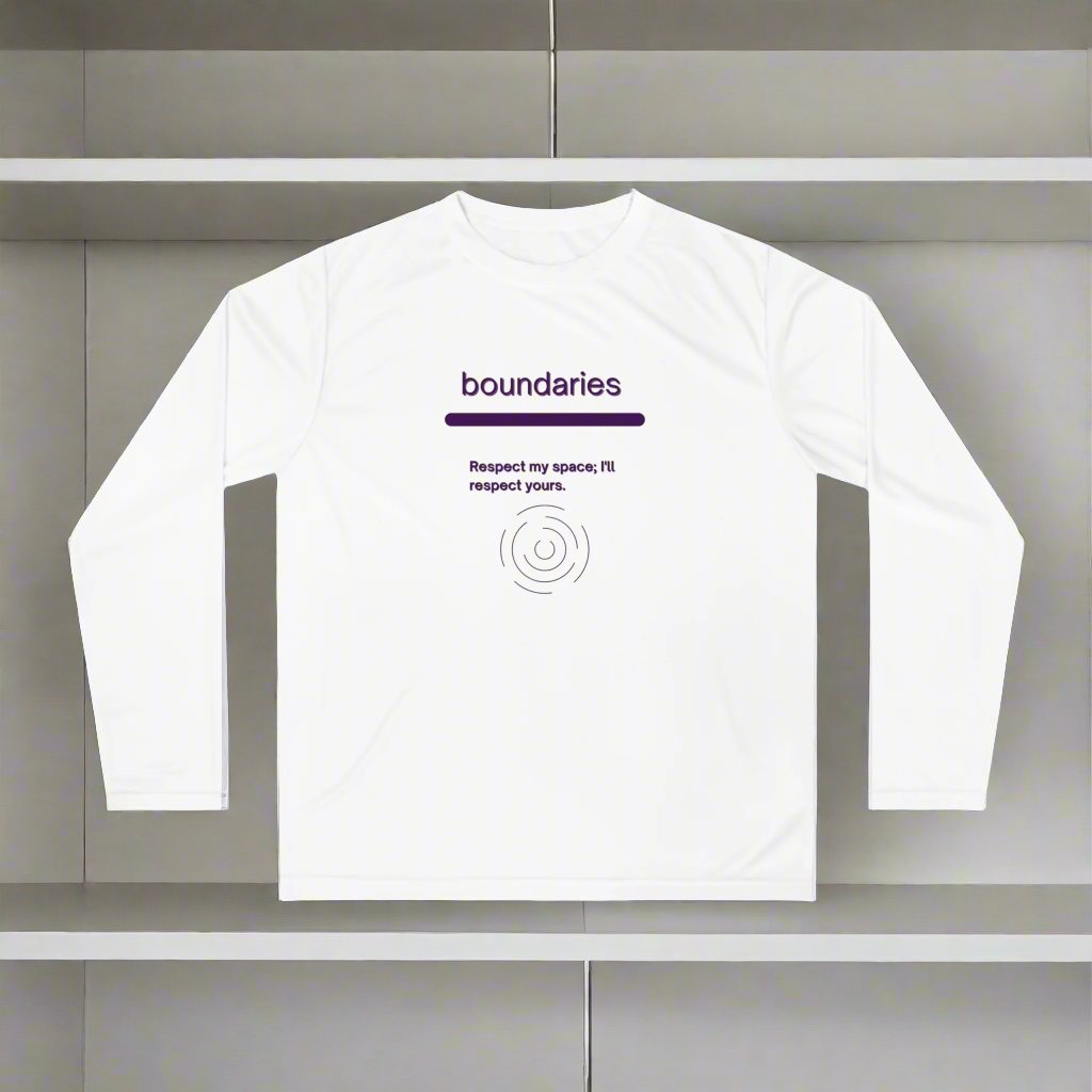 Boundaries ---Unisex Performance Long Sleeve Shirt